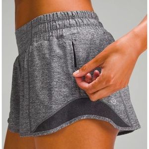 Grey lululemon shorts, worn about 5 times